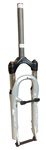 LONGUS odpružená vidlice XCSL 26“ zdvih 80 mm, DISC + V, sloupek 1-1/8“ výška 24 cm, stříbrná