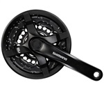 SHIMANO kliky TOURNEY FC-TY501 4hran 3x6/7/8 175 mm 42x34x24z s krytem černé
