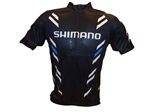 SHIMANO Print dres krátký rukáv, černá