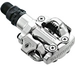 SHIMANO pedály MTB-ostatní PD-M520 SPD zarážky SM-SH51 bez odrazek stříbrná