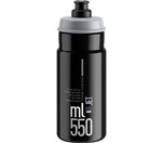 ELITE láhev JET černá/šedé logo, 550 ml