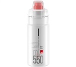 ELITE láhev JET PLUS čirá/červené logo, 550 ml
