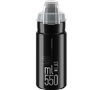ELITE láhev JET PLUS černá/šedé logo, 550 ml