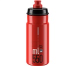 ELITE láhev JET červená/šedé logo, 550 ml