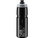 ELITE láhev JET černá/šedé logo, 750 ml