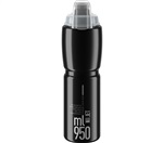 ELITE láhev JET PLUS černá/šedé logo, 950 ml