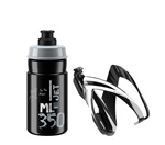 ELITE KIT CEO košík černý lesklý + láhev JET černá/šedá, 350 ml