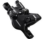 SHIMANO brzda DEORE BR-MT410 kot (hydr) třmen př nebo zad post mount polymer černá bez adapt