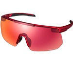 SHIMANO brýle S-PHYRE 2, Ridescape road, metalická červená