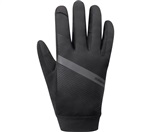 SHIMANO WIND CONTROL rukavice (10°C), černá