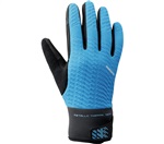 SHIMANO WINDBREAK THERMAL reflexní rukavice (5-10°C), modré
