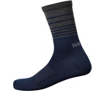 SHIMANO ORIGINAL WOOL TALL ponožky, námořní modrá, 41-44