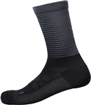 SHIMANO S-PHYRE MERINO TALL ponožky, černá/šedá,