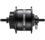 SHIMANO dynamo nába DH-3D32-NT 6V, 3,0W pro kot brzdu 6 šroubů na nýt 36 děr černá bal