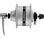 SHIMANO dynamo nába DH-3D37 3 W Center-Lock, 36 děr, (rychloupínák), stříbrná bal