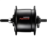 SHIMANO dynamo nába NEXUS DH-C6000-1R 1,5 W pro válečkovou brzdu, 36 děr, černá bal