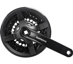 SHIMANO kliky TOURNEY FC-TY301 4hran 3x6/7/8 150mm 42x34x24z s krytem černé