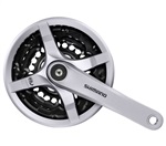 SHIMANO kliky TOURNEY FC-TY501 4hran 3x6/7/8 170mm 42x34x24z s krytem stříbrné