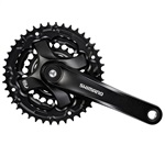 SHIMANO kliky TOURNEY FC-TY501 4hran 3x6/7/8 170mm 42x34x24z bez krytu černé
