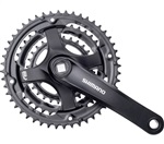 SHIMANO kliky TOURNEY FC-TY501 4hran 3x6/7/8 170mm 48x38x28z bez krytu černé