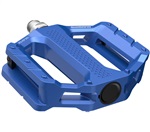 SHIMANO pedály MTB-ostatní PD-EF202 Flat Pedal bez zarážek bez odrazek modrá pro E-Bike/Trekking