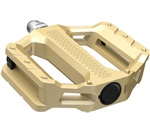 SHIMANO pedály MTB-ostatní PD-EF202 Flat Pedal bez zarážek bez odrazek zlatá pro E-Bike/Trekking