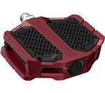 SHIMANO pedály MTB-ostatní PD-EF205 Flat Pedal bez zarážek bez odrazek červená pro E-Bike/Trekking