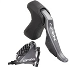 SHIMANO kot brzd-set GRX Di2 BR-RX815-KIT zadní/ST-RX815 Di2 (J-kit) FLAT MOUNT polymer+chladič SMBH