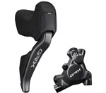 SHIMANO kot brzd-set GRX BR-RX820/ST-RX825 zadní BR/pravá ST FLAT MOUNT polymer+chladič SMBH90/1700m