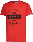 SHIMANO GRAPHIC TEE tričko, pánská, červená