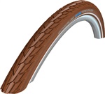 SCHWALBE plášť ROAD CRUISER,42-622,28x1.60,700x40C,K-Guard,dušový,drát,705 g,hnědá/reflexní