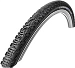 SCHWALBE plášť CX COMP,35-622,28x1.35,700x35C,K-Guard,dušový,drát,480 g,černá/reflexní