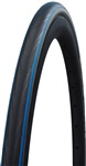 SCHWALBE plášť LUGANO II,25-622,700x25C,K-Guard,dušový,drát,365 g,černá/modrá