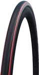 SCHWALBE plášť LUGANO II,25-622,700x25C,K-Guard,dušový,skládací,330 g,červná/červená