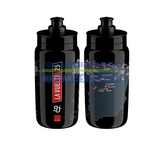 ELITE láhev FLY VUELTA 25´, 550 ml, černá mapa