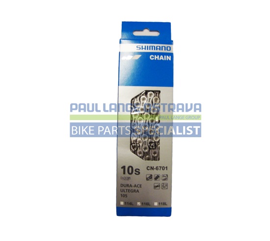 SHIMANO řetěz ULTEGRA CN-6701 10rychl 116čl. s čepem 1 ks