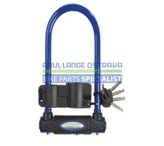 MasterLock zámek podkova, 13 mm x 280 mm x 110 mm, klíč, modrá (8195)