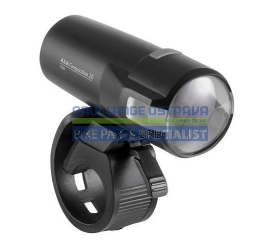 AXA Compactline 20 USB / USB nabíjení / indikátor baterie / 2 úrovně 10/20 LUX