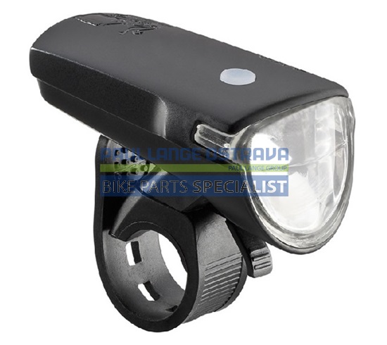 AXA GREENLINE přední světlo 35 lux / USB nabíjení / indikátor baterie / dosah 65 m