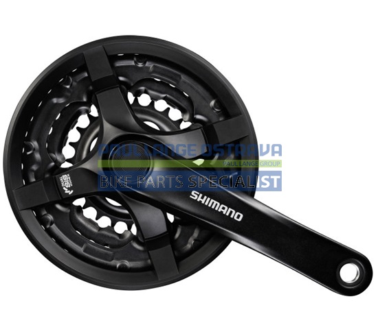 SHIMANO kliky TOURNEY FC-TY501 4hran 3x6/7/8 175 mm 42x34x24z s krytem černé