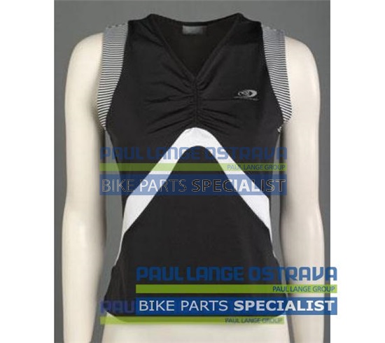 SHIMANO dámský top, černá/zelená, XL