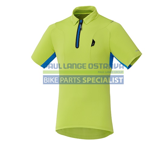 SHIMANO dres polo, electric zelená
