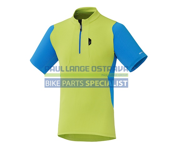SHIMANO Touring dres, electric zelená