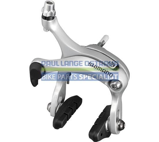 SHIMANO brzda TIAGRA BR-R451 silniční přední výška 57 mm botky R50T2 stříbrná šr:10,5/12,5/18/27mm