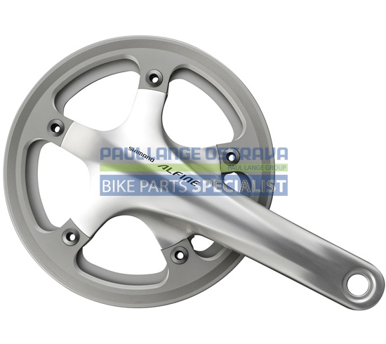 SHIMANO kliky ALFINE FC-S501 integr.klika 1x8 170 mm 39z stříbrné +BB misky + single kryt bal