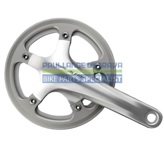 SHIMANO kliky ALFINE FC-S501 integr.klika 1x8 170 mm 39z stříbrné +BB misky + double kryt bal