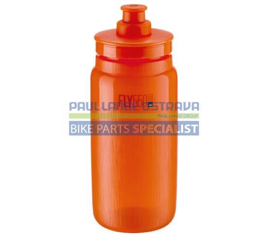 ELITE láhev FLY TEX, 550 ml, průhledná/oranžová