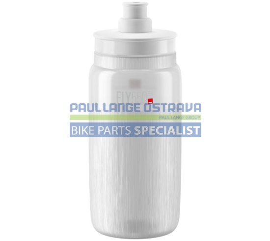 ELITE láhev FLY TEX, 550 ml, čirá, bílé víčko