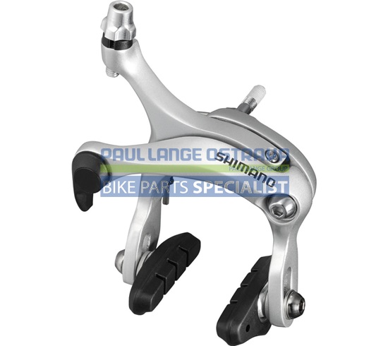 SHIMANO brzda TIAGRA BR-R451 silniční zadní výška 57 mm botky R50T2 stříbrná šr.10,5mm