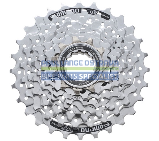 SHIMANO kazeta ALIVIO CS-HG51-8 8 rychl 11 - 30 z. box=10 ks
